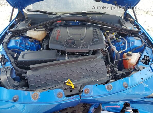 ZARFAMAN4M7645875 2021 ALFA ROMEO GIULIA Синий Вид задней части салона