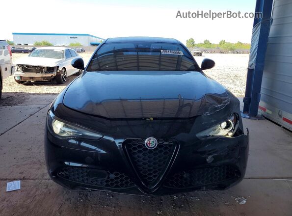 ZARFAMAN5L7636536 2020 ALFA ROMEO GIULIA Black Front view