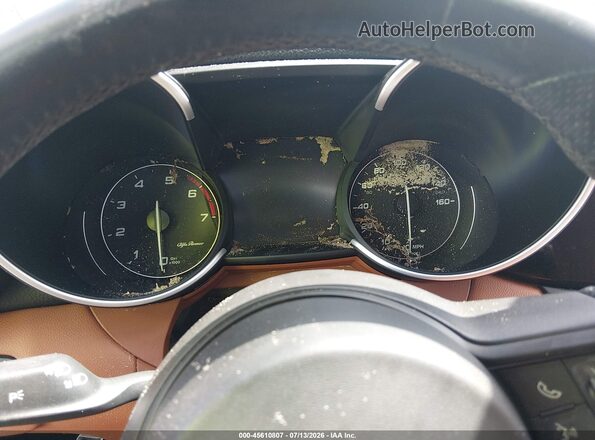 ZARFAMAN7L7635047 2020 ALFA ROMEO GIULIA Blue უკანა სავარძლების ხედი