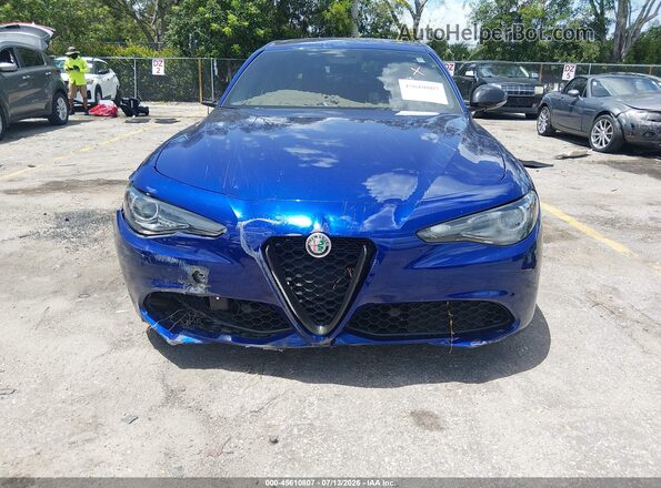 ZARFAMAN7L7635047 2020 ALFA ROMEO GIULIA Blue წინა პანელის ხედი