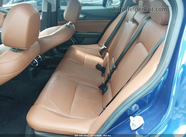 ZARFAMAN7L7635047 2020 ALFA ROMEO GIULIA Blue VIN კოდის სტიკერის ხედი