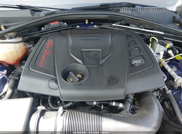 ZARFAMAN7L7635047 2020 ALFA ROMEO GIULIA Blue უკანა ხედი