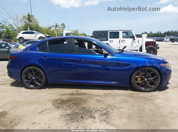 ZARFAMAN7L7635047 2020 ALFA ROMEO GIULIA Blue ხელსაწყოთა პანელის ხედი