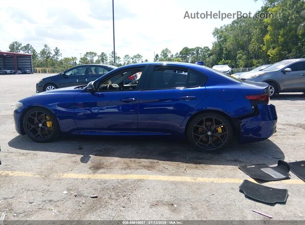 ZARFAMAN7L7635047 2020 ALFA ROMEO GIULIA Blue უკანა სალონის ხედი