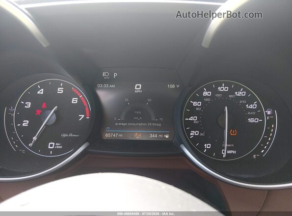 ZARFAMBN0L7630481 2020 ALFA ROMEO GIULIA Black უკანა სავარძლების ხედი