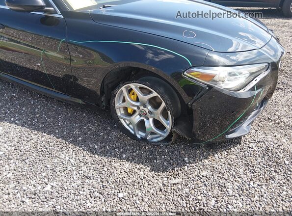 ZARFAMBN0L7630481 2020 ALFA ROMEO GIULIA Black წინა ხედი