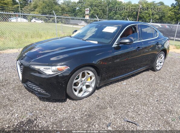 ZARFAMBN0L7630481 2020 ALFA ROMEO GIULIA Black წინა მარცხენა ხედი სამი მეოთხედიდან