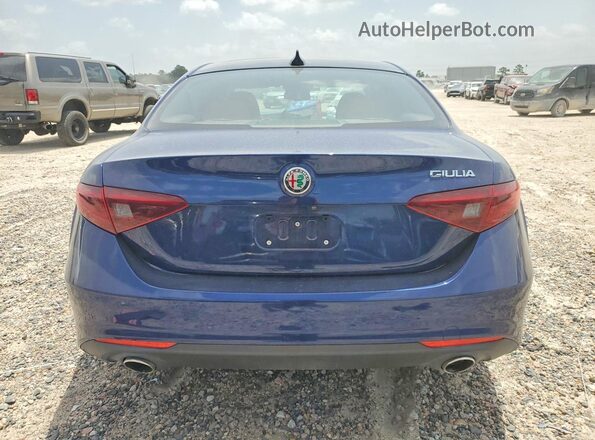 ZARFAMBN0M7640249 2021 ALFA ROMEO GIULIA Blue Vista trasera