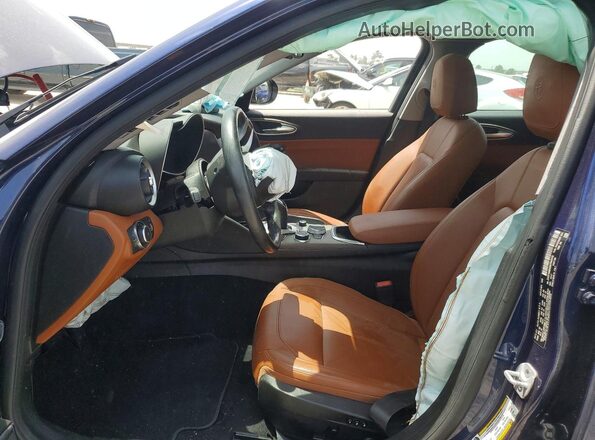 ZARFAMBN0M7640249 2021 ALFA ROMEO GIULIA Blue Vista interior delantera