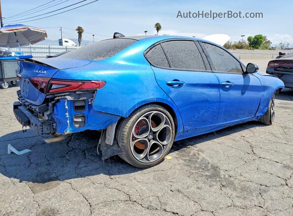 ZARFAMBN2N7660181 2022 ALFA ROMEO GIULIA Blue Tył prawy