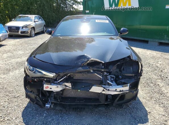 ZARFAMBN3N7665809 2022 ALFA ROMEO GIULIA Black Вид спереду