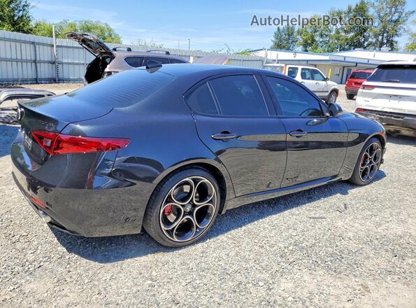 ZARFAMBN3N7665809 2022 ALFA ROMEO GIULIA Black Задня права чверть