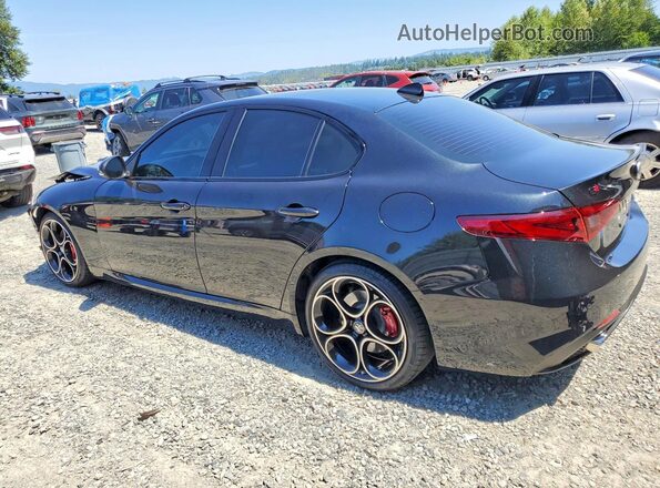 ZARFAMBN3N7665809 2022 ALFA ROMEO GIULIA Black Задня ліва чверть