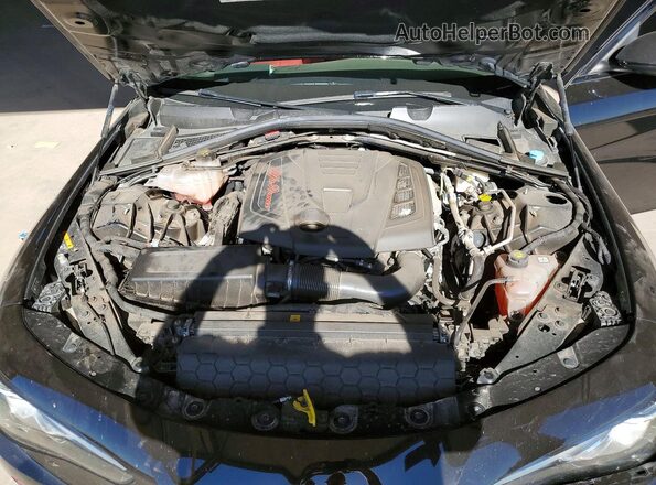 ZARFAMBN5M7647584 2021 ALFA ROMEO GIULIA Black Սալոնի հետևի տեսք