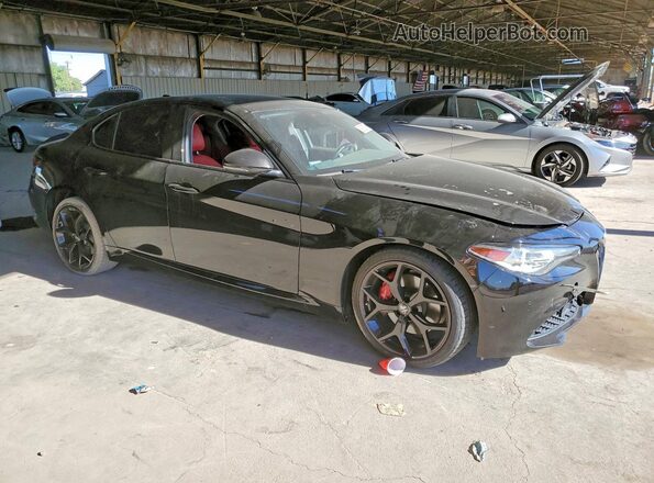 ZARFAMBN5M7647584 2021 ALFA ROMEO GIULIA Black Առջևի աջ