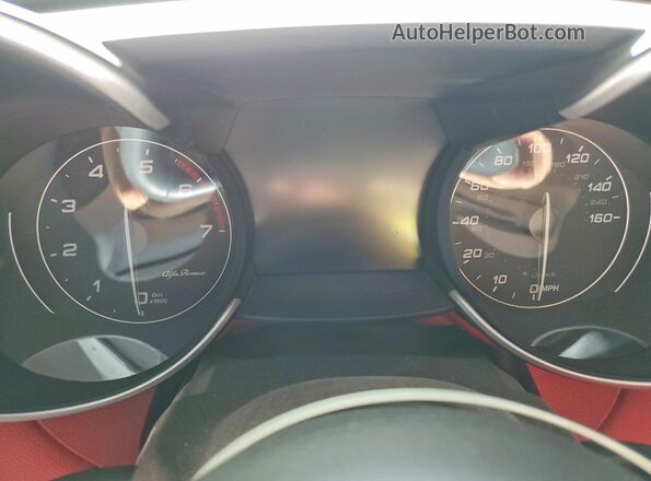 ZARFAMBN5M7647584 2021 ALFA ROMEO GIULIA Black Սարքավորումների վահանակի տեսք