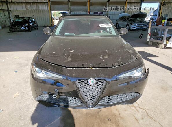 ZARFAMBN5M7647584 2021 ALFA ROMEO GIULIA Black Դիմացի տեսք
