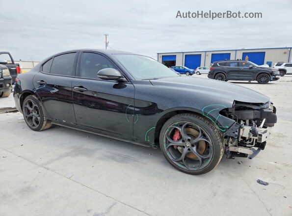 ZARFAMBN6K7600092 2019 ALFA ROMEO GIULIA Black Առջևի աջ