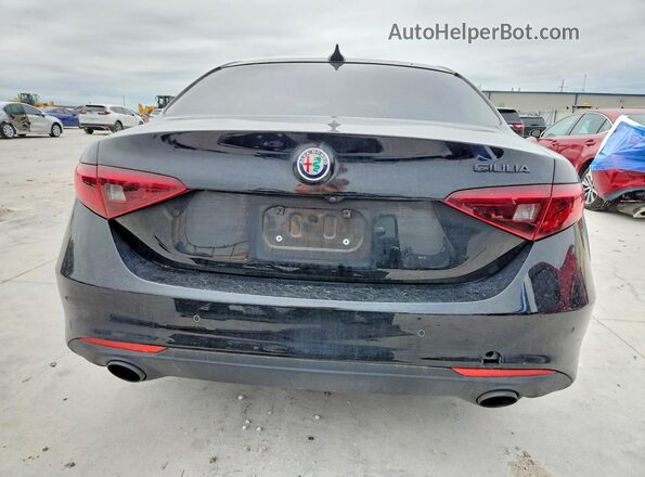 ZARFAMBN6K7600092 2019 ALFA ROMEO GIULIA Black Հետևի տեսք
