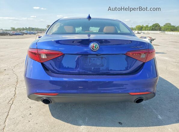 ZARFAMBN6L7632459 2020 ALFA ROMEO GIULIA Blue Rear view