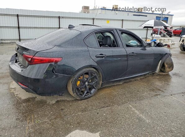 ZARFAMBN6M7646069 2021 ALFA ROMEO GIULIA Black Trasero derecho