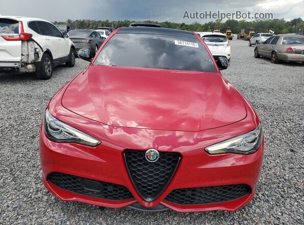 ZARFAMBN6N7665030 2022 ALFA ROMEO GIULIA Red წინა ხედი