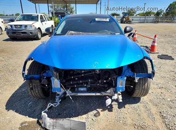 ZARFAMBN9K7621342 2019 ALFA ROMEO GIULIA Blue Դիմացի տեսք