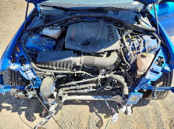 ZARFAMBN9K7621342 2019 ALFA ROMEO GIULIA Blue Սալոնի հետևի տեսք