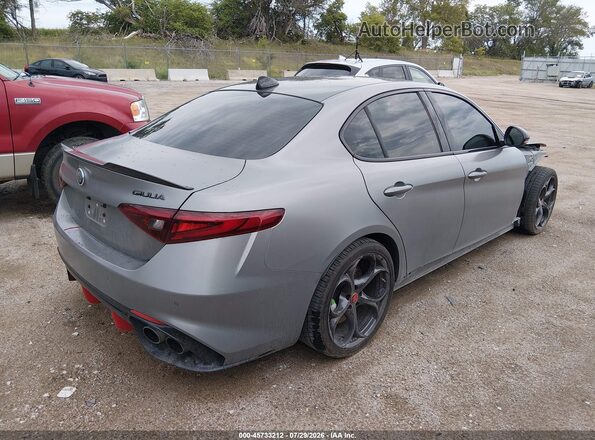 ZARFAMEV9K7613138 2019 ALFA ROMEO GIULIA Gray Задня права чверть