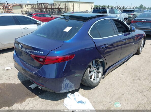ZARFANAN0K7609202 2019 ALFA ROMEO GIULIA Blue Trasero derecho
