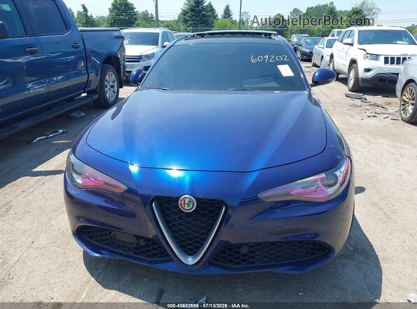 ZARFANAN0K7609202 2019 ALFA ROMEO GIULIA Blue Vista del salpicadero
