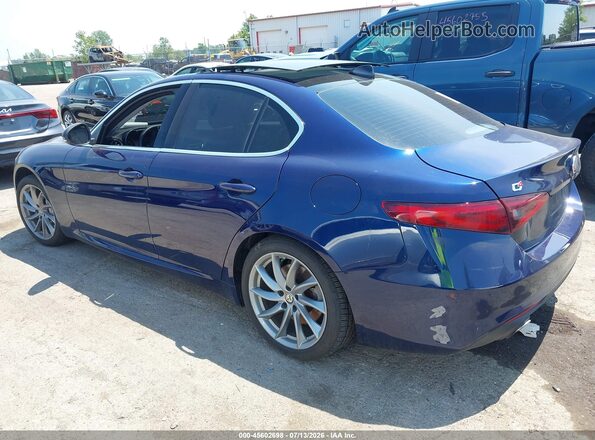 ZARFANAN0K7609202 2019 ALFA ROMEO GIULIA Blue Vista interior trasera