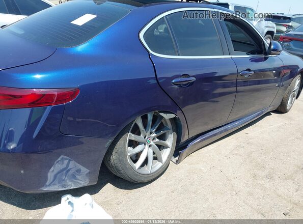ZARFANAN0K7609202 2019 ALFA ROMEO GIULIA Blue Vista frontal