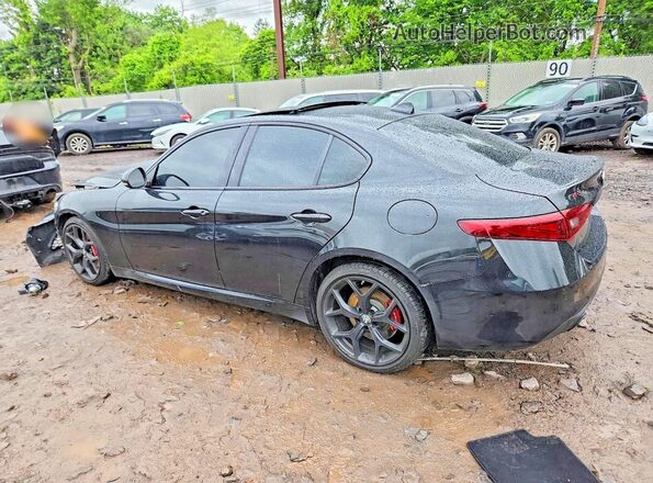 ZARFANAN1L7635163 2020 ALFA ROMEO GIULIA Black Tył lewy