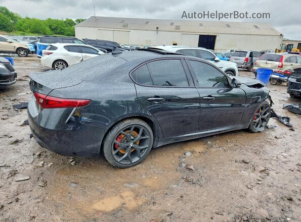 ZARFANAN1L7635163 2020 ALFA ROMEO GIULIA Black Tył prawy