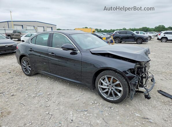 ZARFANAN5M7643039 2021 ALFA ROMEO GIULIA Черный Передняя правая четверть