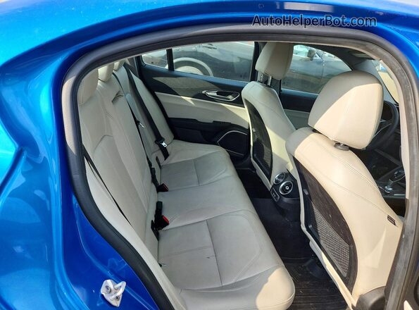 ZARFANAN9K7608520 2019 ALFA ROMEO GIULIA Синий Вид задних сидений
