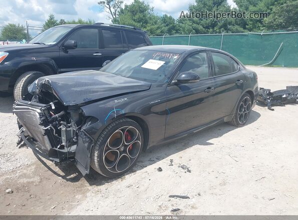 ZARFANBN2P7669312 2023 ALFA ROMEO GIULIA Black წინა მარცხენა ხედი სამი მეოთხედიდან