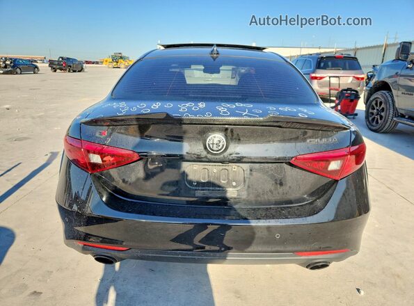 ZARFANBN3K7623125 2019 ALFA ROMEO GIULIA Black Widok z tyłu