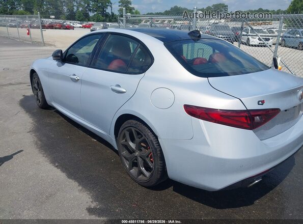 ZARFANBN3M7645838 2021 ALFA ROMEO GIULIA Light Blue Задняя левая четверть