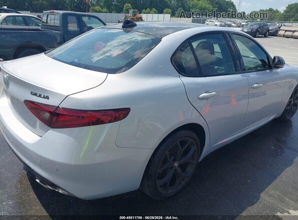 ZARFANBN3M7645838 2021 ALFA ROMEO GIULIA Light Blue Задняя правая четверть