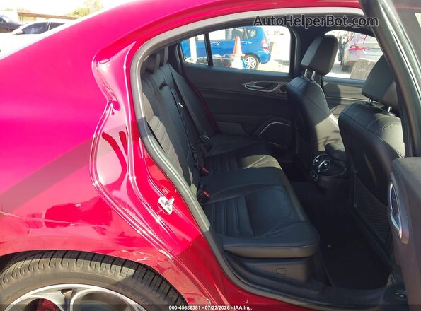 ZARFANBN5N7652811 2022 ALFA ROMEO GIULIA Red Widok naklejki z numerem VIN