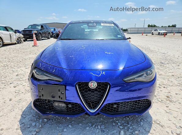 ZARFANBN6P7670477 2023 ALFA ROMEO GIULIA Blue Front view