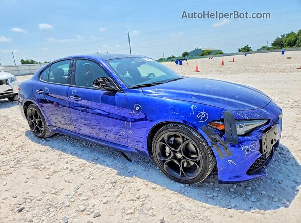 ZARFANBN6P7670477 2023 ALFA ROMEO GIULIA Blue Front right