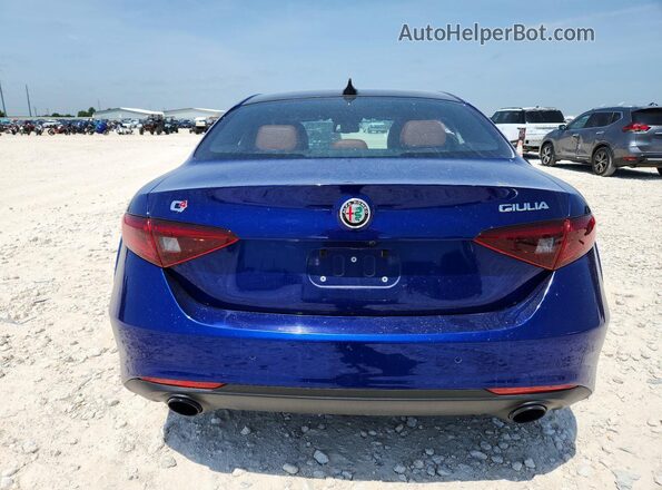 ZARFANBN6P7670477 2023 ALFA ROMEO GIULIA Blue Rear view