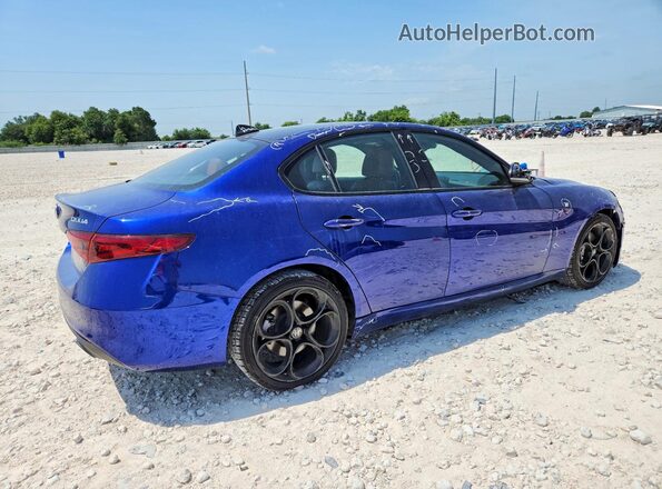 ZARFANBN6P7670477 2023 ALFA ROMEO GIULIA Blue Rear right