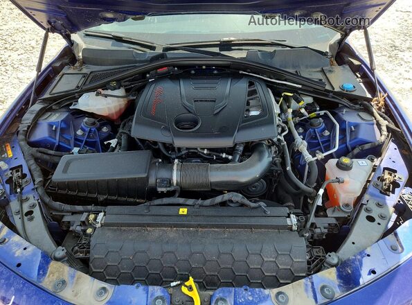 ZARFANBN6P7670477 2023 ALFA ROMEO GIULIA Blue Rear interior view