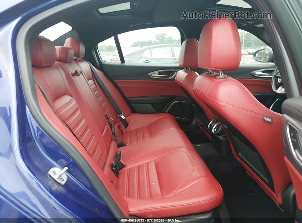 ZARFANBN7L7635828 2020 ALFA ROMEO GIULIA Dark Blue Вид наклейки с VIN-кодом
