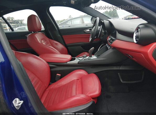 ZARFANBN7L7635828 2020 ALFA ROMEO GIULIA Dark Blue Вид салона спереди