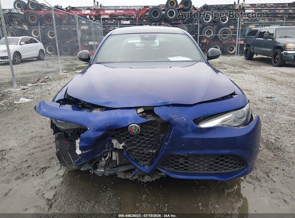 ZARFANBN7L7635828 2020 ALFA ROMEO GIULIA Dark Blue Вид щитка приборов